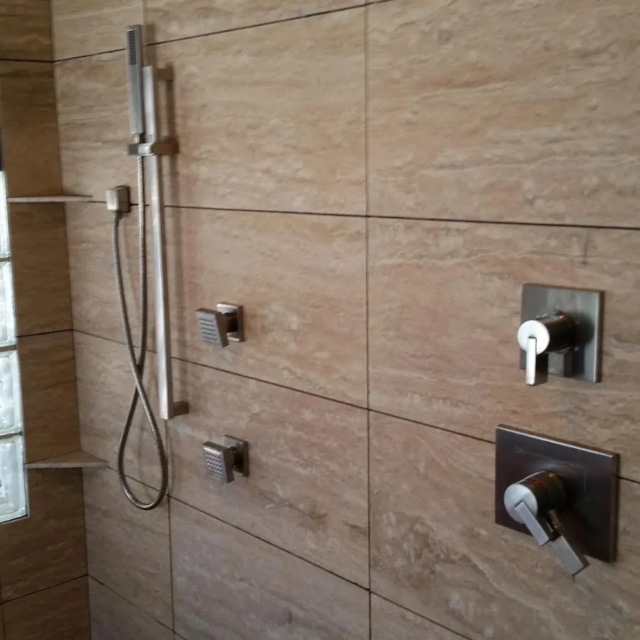 Shower fixture installation for Gas Line Repair in Allendale